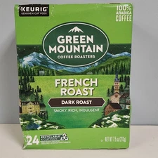 Green Mountain Coffee Roasters French Roast K-Cup Pods, Dark Roast, 24 Count