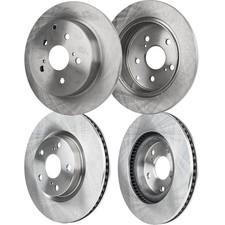 Front and Rear Disc Brake Rotors For 2016-2018 Toyota Mirai