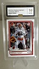 2025 Panini Rookies & Highlights Shedeur Sanders Gem Mint 10