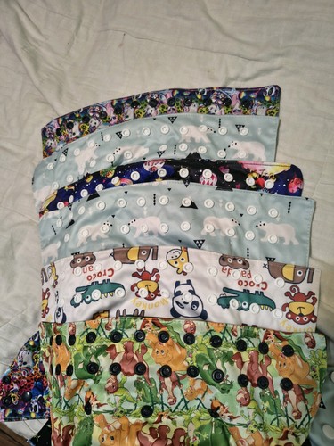 Cloth Diaper Lot (6) That Fits Toddler Larger Kids Lisa Frank Land Before Time