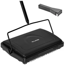 Alpine Cordless Carpet Sweeper - Lightweight, Triple Brush for Quick Touch-Ups
