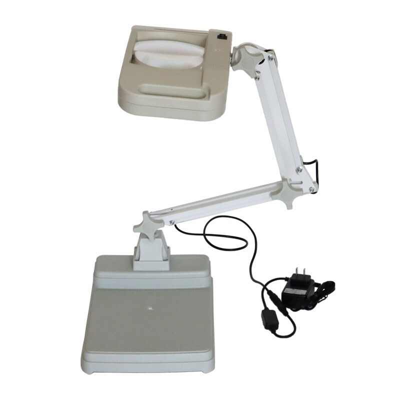 10x Benchtop Magnifier Lamp Magnifying Glass 110V 22W Glass Size 4.4in ...