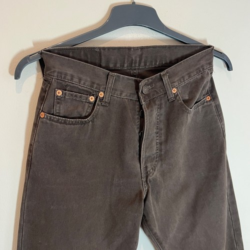 Vintage Levis 517 Womens Brown 5 Pocket / Zip Closure Jeans SIze W28 L30 - Picture 2 of 11