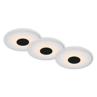 Briloner Led Einbauleuchte 3Er-Set Schwarz 3Xled/6W