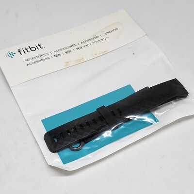 Fitbit Accessories Classic Large Black Band for Charge 4 and Charge 3 FB168ABBKL