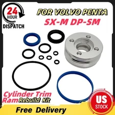 FOR VOLVO PENTA SX-M DP-SM 3854247 3857471 3857470 Cylinder Trim Ram Rebuild Kit