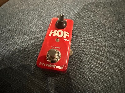TC Electronic Hall of Fame HOF Mini Reverb Guitar Effect Pedal Tone Print