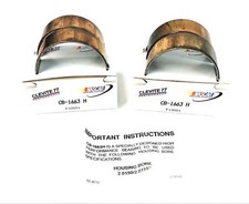 Clevite 77 Engine Connecting Rod Bearing Pair Cb-1663h Lot Of 2 Nos