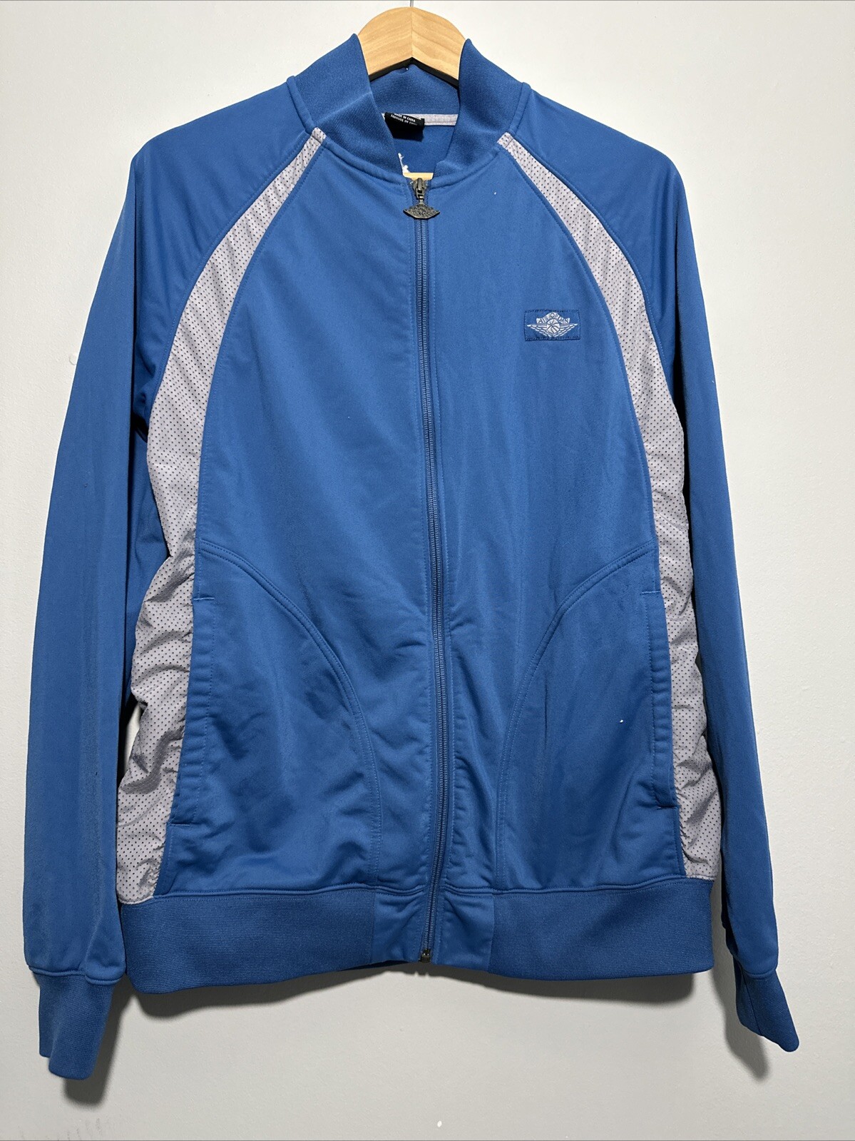 SACAI X NIKE Giacca Nike Air Jordan 1 Wings Track taglia L blu Carolina usata