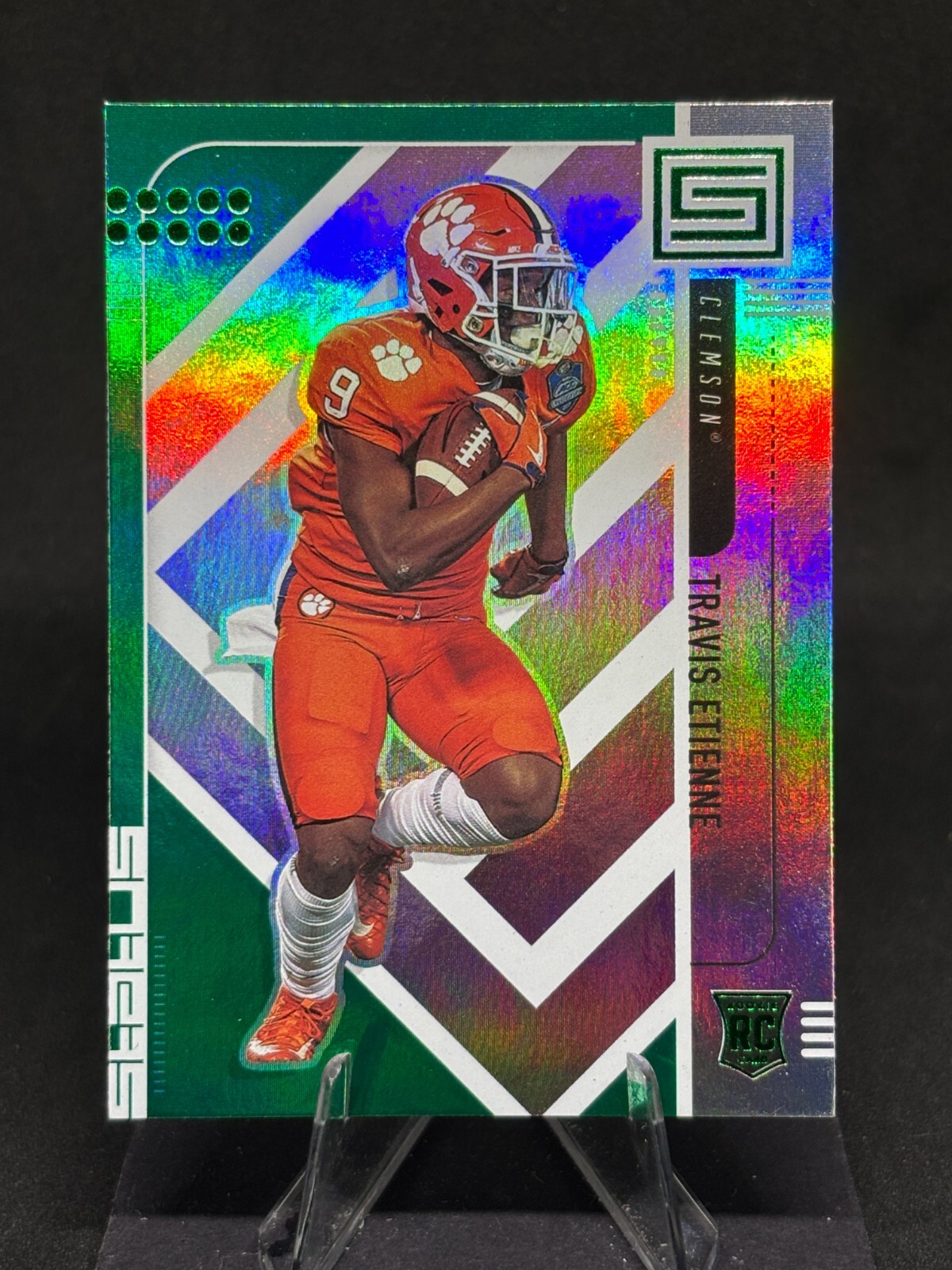 Travis Etienne 2021 Chronicles Status Draft Picks Green #168 Clemson Tigers