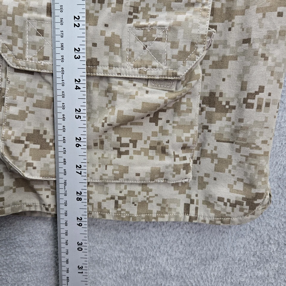 5.11 Tactical Men Vest XL Beige Camouflage Button Sleeveless Cotton Pockets - Image 4 of 4