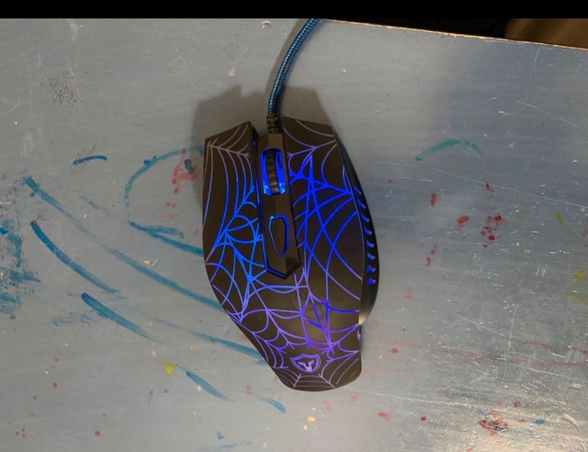 Battletron Gaming Mouse LED PC Maus Switch 4 Stufen von 10003600 DPI