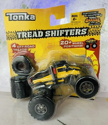 Tonka Tread Shifters Die Cast Continent Cruiser Yellow Truck Factory Sealed
