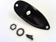 True Custom Shop® Deluxe Black Boat Jack Plate for Fender Strat USA & Import