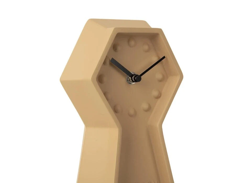 Karlsson Table Clock Genuine Pendulum Latte Brown  - Image 3 of 4
