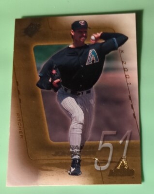2001 Upper Deck SPx Baseball Card #57 Randy Johnson Arizona Diamondback