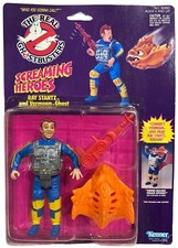 Real Ghostbusters Screaming Heroes Ray Stantz Kenner Vtg 1986 Action Figure NEW