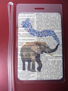 elephant luggage tag