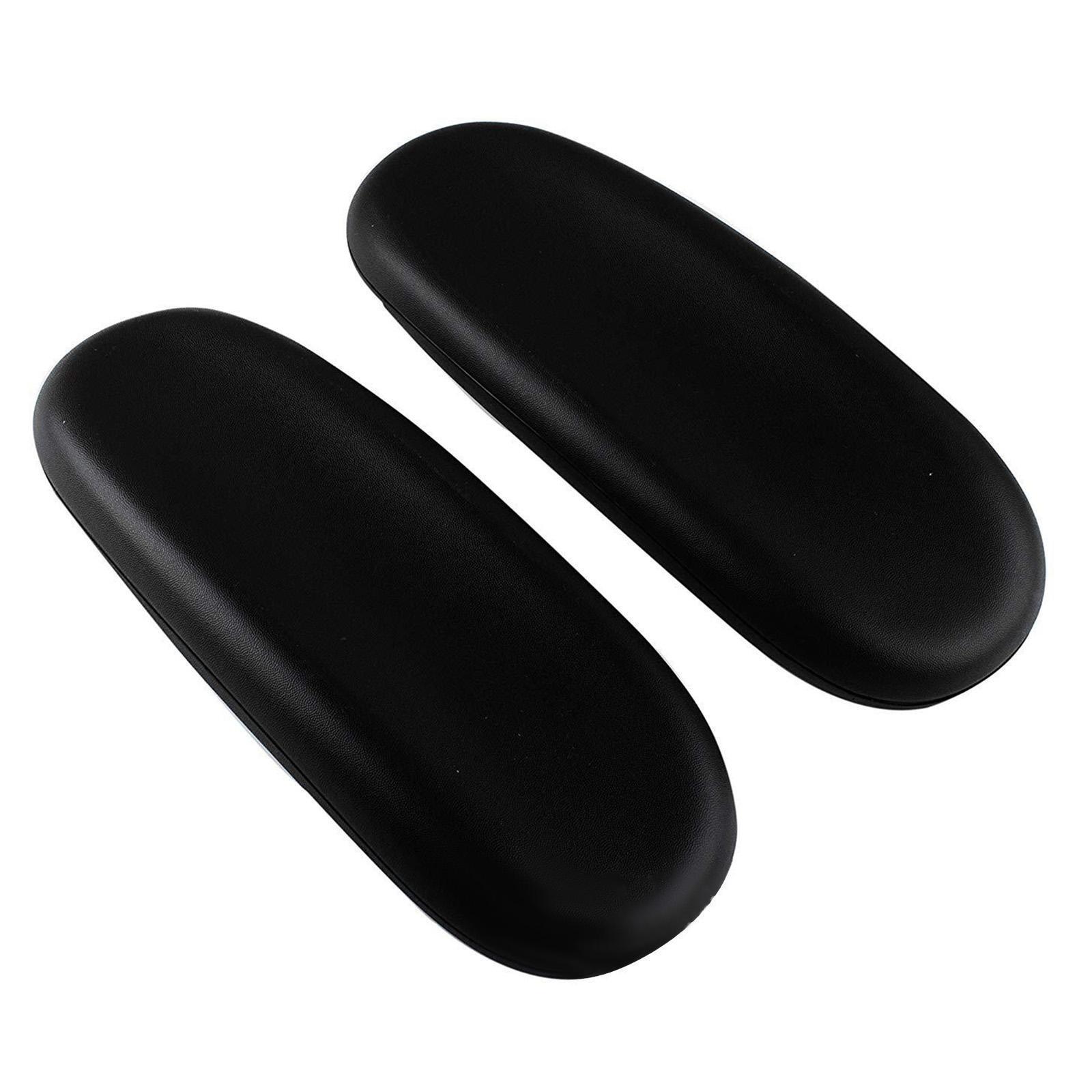 1 Pair PU Office Chair Arm Pads Soft Durable Armrest Cushion