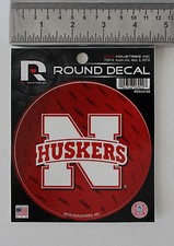 Nebraska Cornhuskers NCAA Team Decal - 3.75" X 4.75" Die-Cut Vinyl Sticker For Car, Window, Home