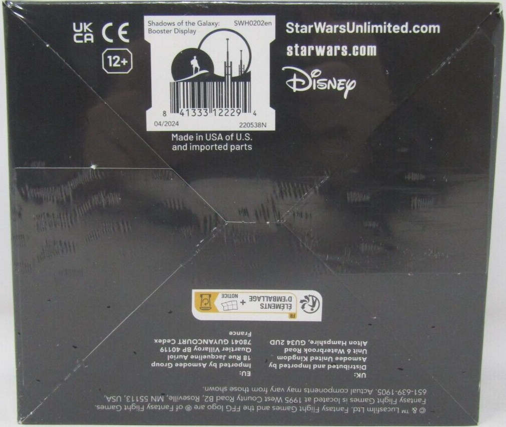 star wars shadow of the galaxy booster box Star Wars: Unlimited main image 1