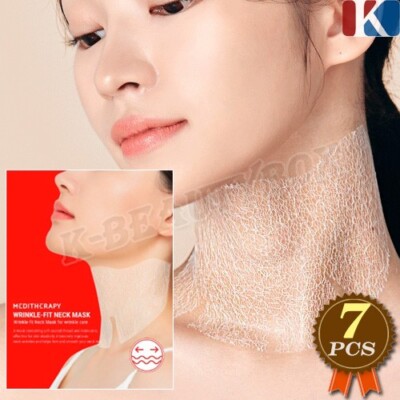 MEDITHERAPY Wrinkle Fit Halsmaske 10g x 7 Stück Fadenlifting Halsmaske Blätte...