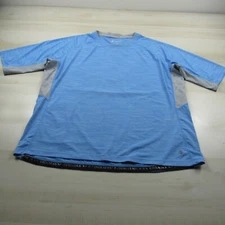 Coolibar Shirt Mens Extra Large Blue Tech Performance Stretch UPF 50 UV