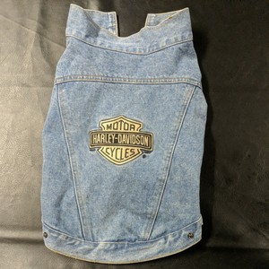 harley davidson denim dog jacket