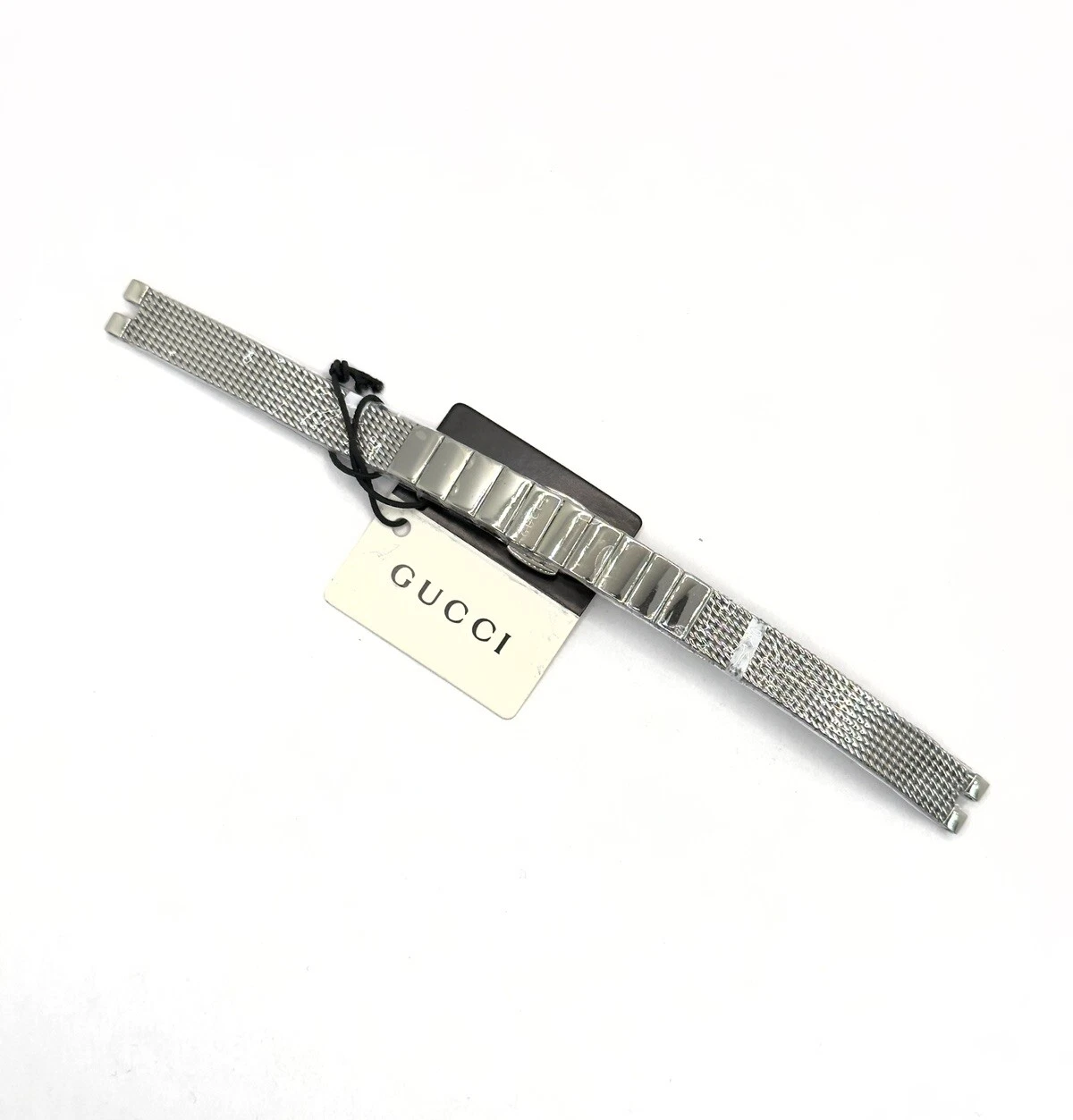 Bracelet Gucci authentique 10 mm en acier inoxydable pour montre femme YA141512 Diamantissima