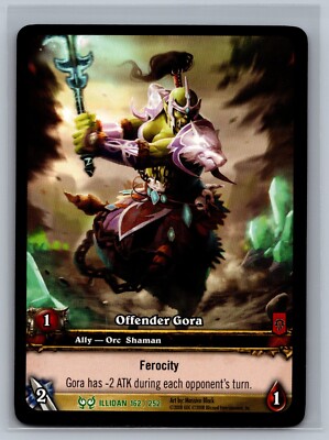 World of Warcraft TCG Offender Gora #162/252 Extended Full Art WOW CCG