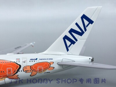 JC Wings ANA A380 JA383A 1:400 全日空 JC Wings ANA Airlines For Airbus A380 JA383A Orange Sea