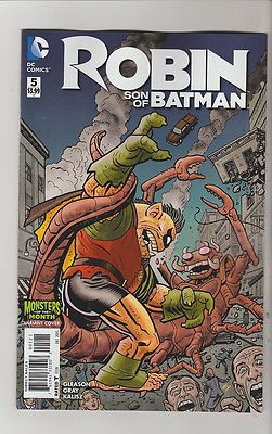 DC COMICS ROBIN SON OF BATMAN #5 DECEMBER 2015 MONSTER VARIANT 1ST PRINT NM
