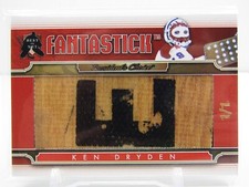 KEN DRYDEN 2017 PRESIDENTS CHOICE GAME USED HOCKEY STICK! #1/1! SSP! CANADIENS!