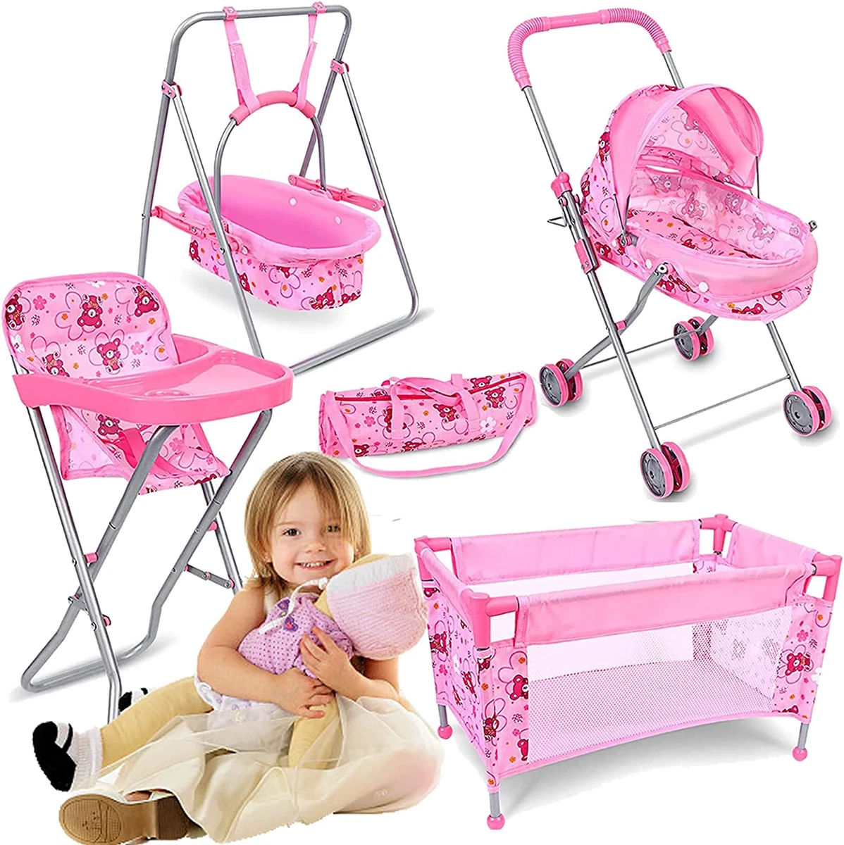 Stroller and top doll set