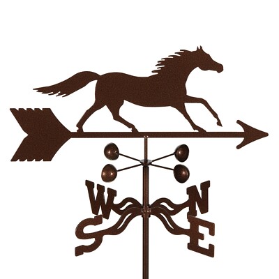 EZ Vane: HEAVY DUTY Steel Horse Running Weathervane