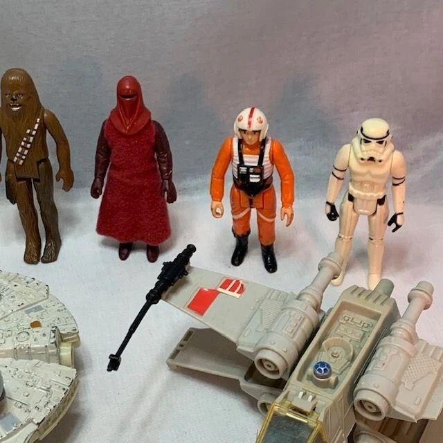 Lote de 12 Figuras Diecast Star Wars Años 70 80 De Colección Luke Chewbacca Leia Foto 2 de 4