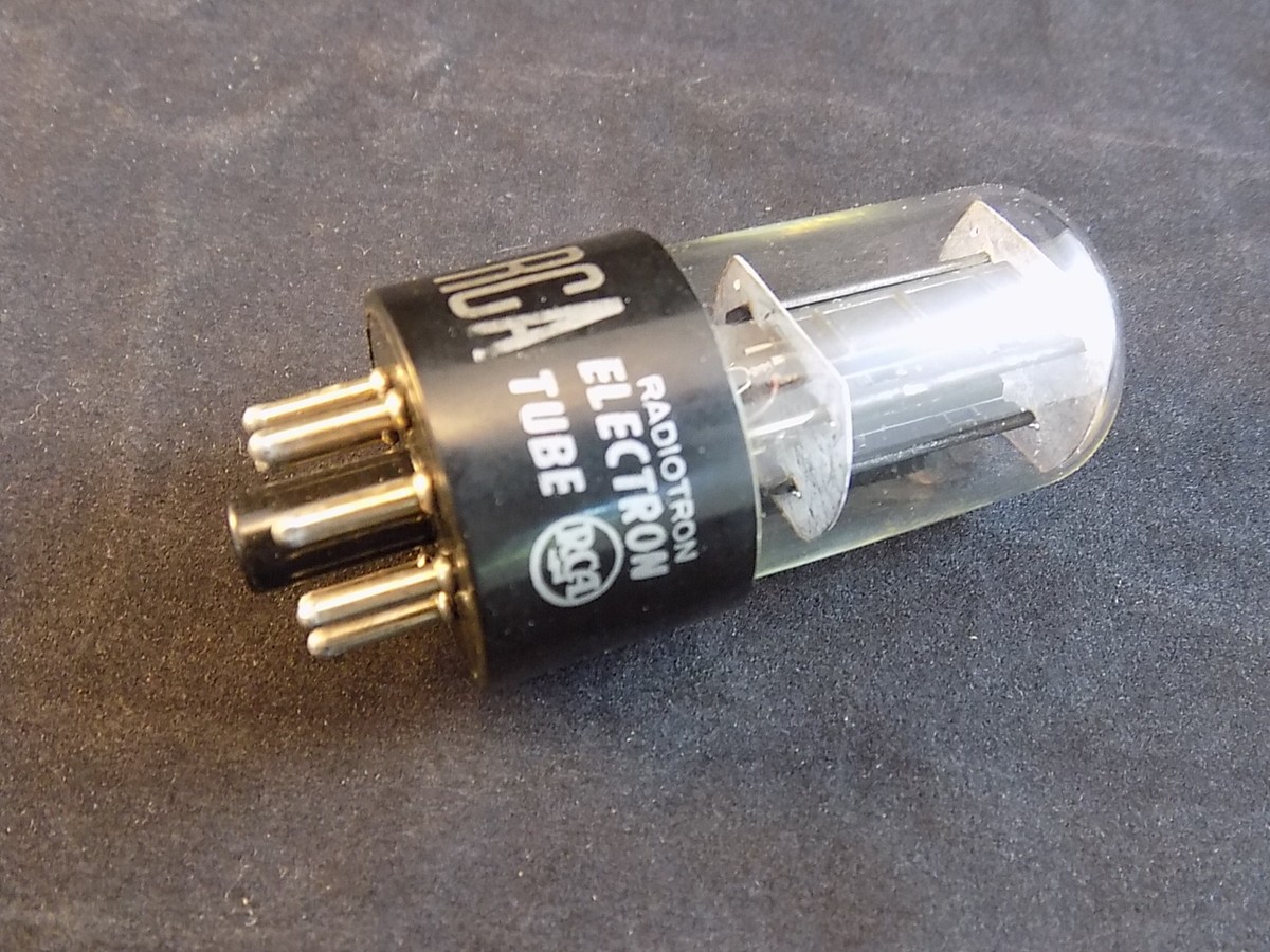 VINTAGE RCA RADIOTRON vacuum Tube 58-17 ELECTRON Radio Tubes 7 PIN