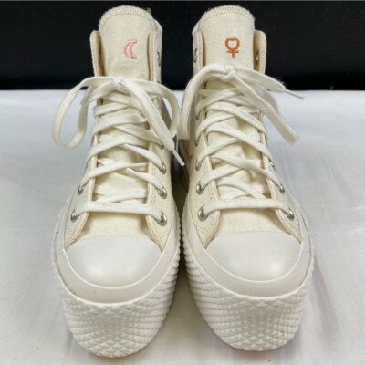 Converse Cuck Taylor Women's White Shoes/Sneakers Sz 5 SKU 4255