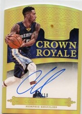 Courtney Lee 2014-15 Panini Preferred Crown Royale Gold Auto Autograph #D 1/10