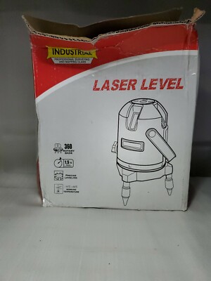 Inspiritech 360° 3D Red Beam Self-Leveling Laser Rotary Cross Line Li-Battery