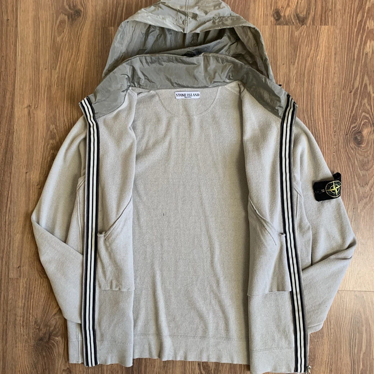 Vintage Stone Island Nylon Zip Hoodie