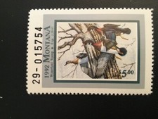ICOLLECTZONE  US Montana 1992 MT40 Duck Stamp VF NH