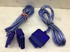 x2 b blue  ps 2 one 1 playstation game controller extension 6ft cable plug