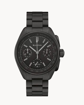 New Bulova Lunar Pilot Black Hole Limited Edition Chronograph   98A335