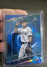 2025 Topps Pristine - Perseverance Ichiro Suzuki #P-13 Blue Refractor 1/75