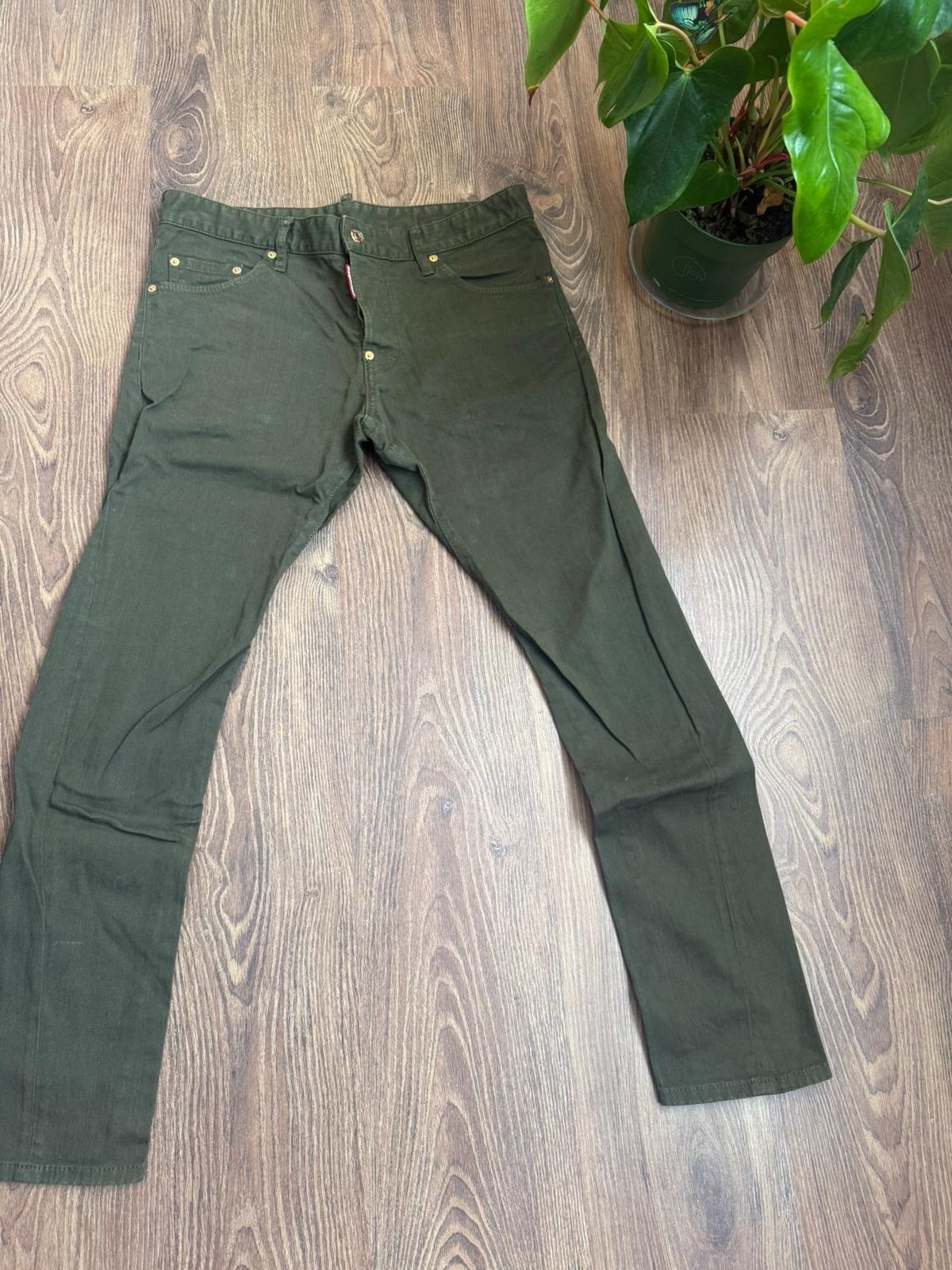 Dsquared2 olive green sexy twist jeans