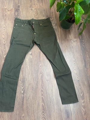 Dsquared2 olive green sexy twist jeans