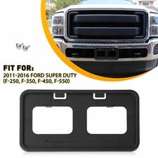 Front License Plate Tag Bracket Holder Frame For Ford F250 Super Duty 2011-2016