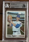 1970 Topps Nolan Ryan Autographed baseball card  PSA Authenticated