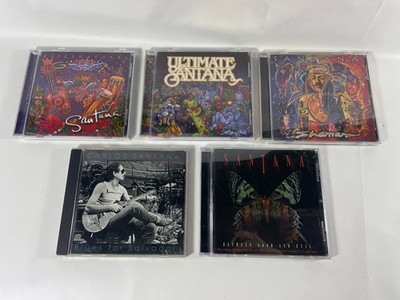 Carlos Santana CD Lot Of 5: Supernatural, Shaman, Blues For Salvador, Ultimate
